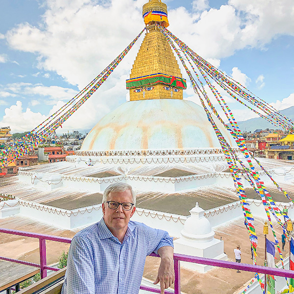 Boudanath Stupa, Kathmandu, Nepal 2019.